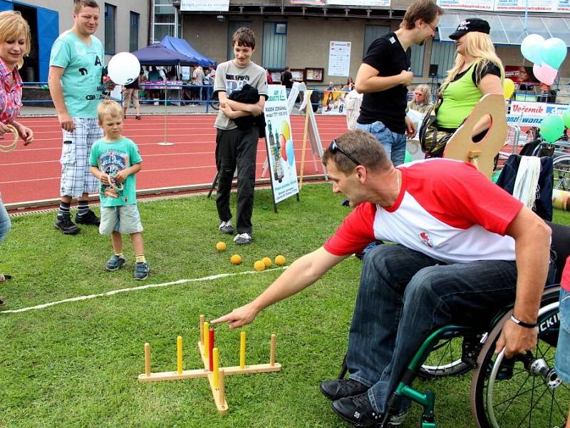 Handicap Rally na olomouckém atletickém stadionu