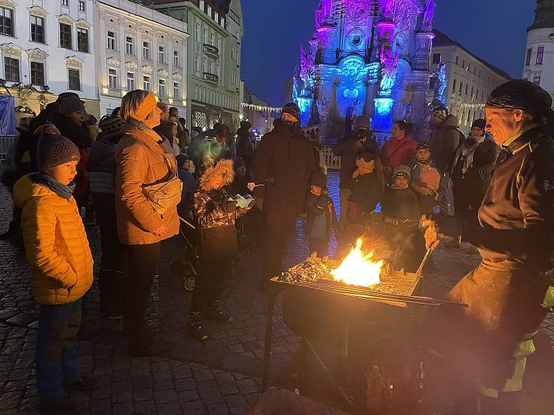 Advent v centru Olomouce. 4. prosince 2021