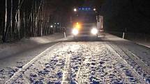 Hasiči v Olomouckém kraji zasahovali 18. ledna kvůli silnému větru a sněžení