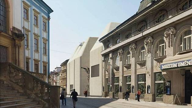 Vizualizace podoby Středoevropského fóra v Olomouci