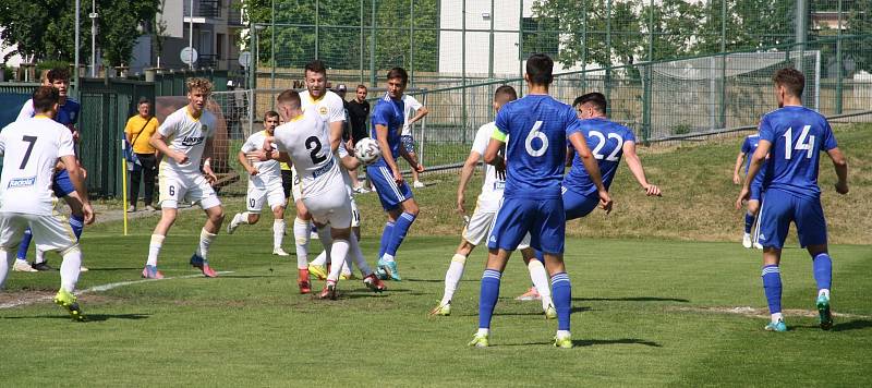 Fotografie ze zápasu 28. kola MSFL mezi celky SK Sigma Olomouc B a FC Fastav Zlín B (2:1)