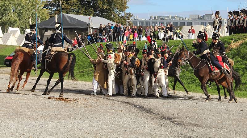 Festival Olmütz 1813 na Korunní pevnůstce v Olomouci