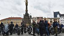 Zahájení motorkářské sezony na Horním náměstí v Olomouci, 5. 5. 2019