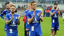 Fotbalisté Sigmy se loučí s fanoušky po posledním zápase sezony