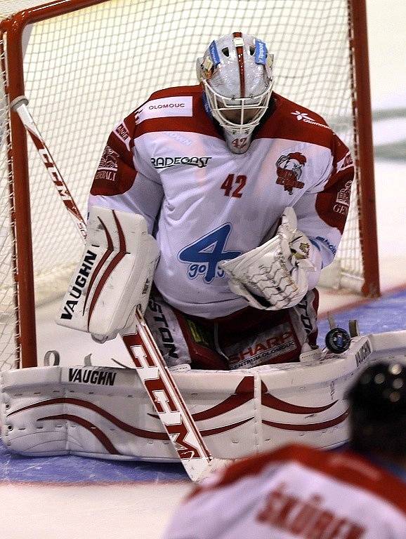 Olomoučtí hokejisté v extraligové generálce doma prohráli 1:3 s Litvínovem.