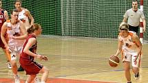 Basketbalistky Olomouce v útoku