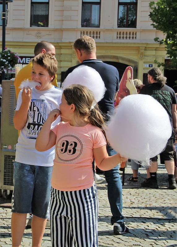 Ecce Homo Historic, dopolední program na Hlavním náměstí ve Šternberku, 11. 9. 2021