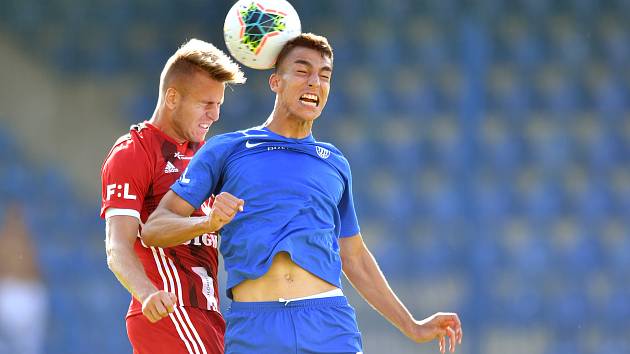 Slovan Liberec (v modrém) - Sigma Olomouc