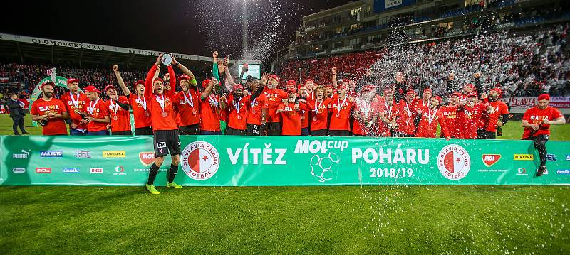 Vítěz poháru Slavia Praha na Andrově stadionu v Olomouci