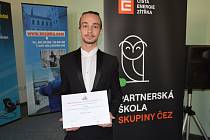 Nejúspěšnějším účastníkem motivačního programu pojmenovaném podle vynálezce bleskosvodu Prokopa Diviše se letos v Olomouckém kraji stal 18letý student olomoucké „Kosinky“ David Tauš.