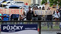 Demonstrace za nezávislost justice v Olomouci, 13. 5. 2019