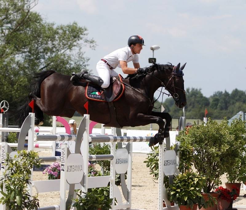 Světový pohár CSI*** Olomouc. Kategorie Diamond Tour Opening - Maxmilian Schmid (Něm.) a Quabs