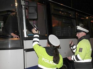 Policisté se zaměřili na alkohol u řidičů autobusů v Olomouckém kraji