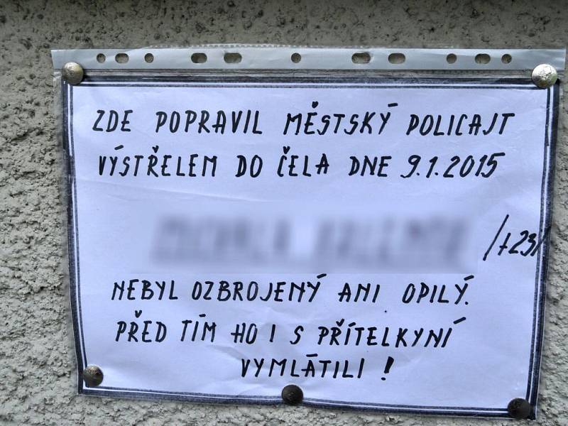 Pieta po tragické střelbě u baru Lumír