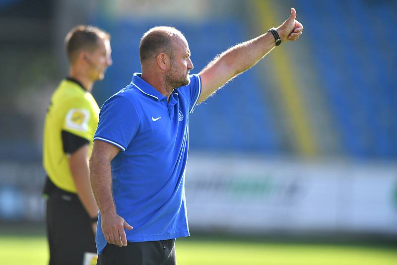 Slovan Liberec (v modrém) - Sigma Olomouc