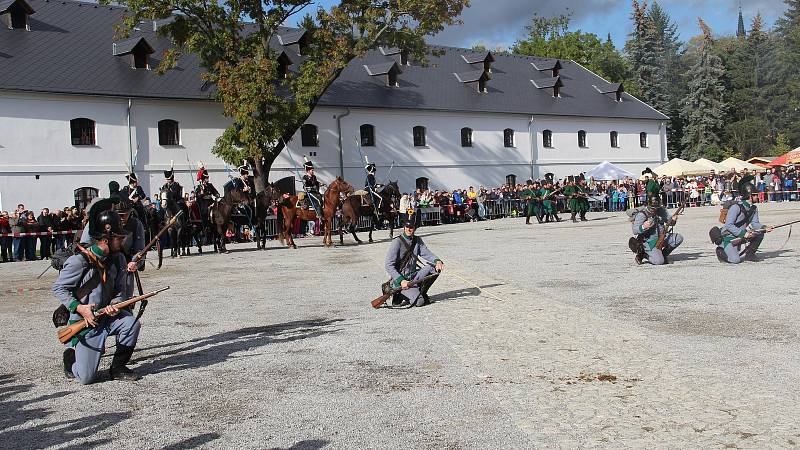 Festival Olmütz 1813 na Korunní pevnůstce v Olomouci