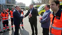 Nové sanitky značky Mercedes pro záchranou službu Olomouckého kraje.