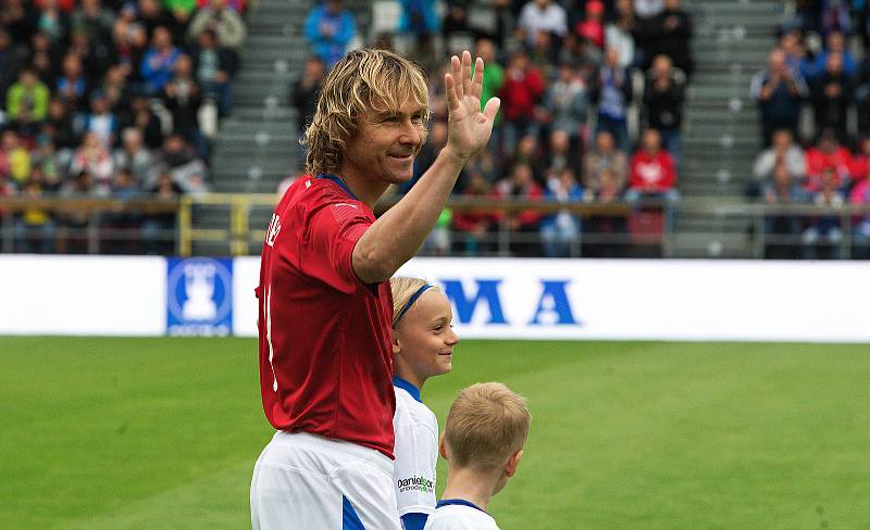 Zápas století Sigma - repre ČR v Olomouci - Pavel Nedvěd