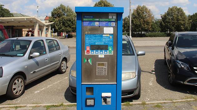 Parkovací automat v centru Olomouce. Ilustrační foto