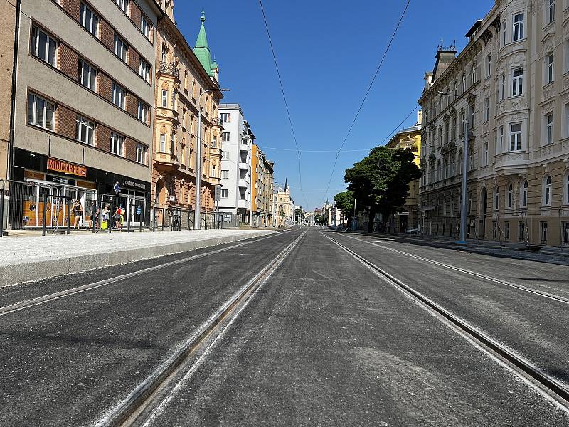 Masarykova třída v Olomouci, 26. června 2022