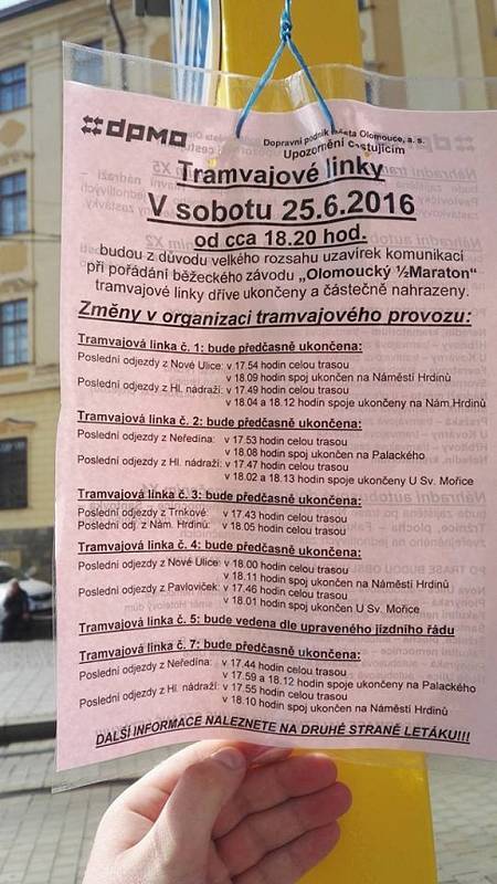 Olomouc se připravuje na sedmý ročník Mattoni 1/2Maratonu, hlavní závod odstartuje v 19 hodin na Horním náměstí v Olomouci. 