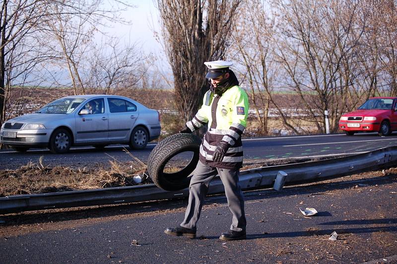 Kamion zablokoval výpadovku na Mohelnici.