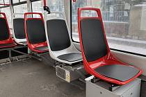 Vyhřívané sedačky v olomoucké tramvaji (vůz 251)