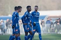 Přípravné utkání: FC Trinity Zlín - SK Sigma Olomouc. Antonín Růsek, Florent Poulolo, David Vaněček