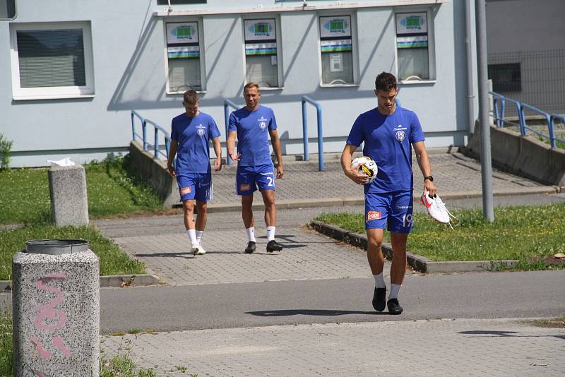 Úvodní trénink fotbalistů SK Sigma Olomouc