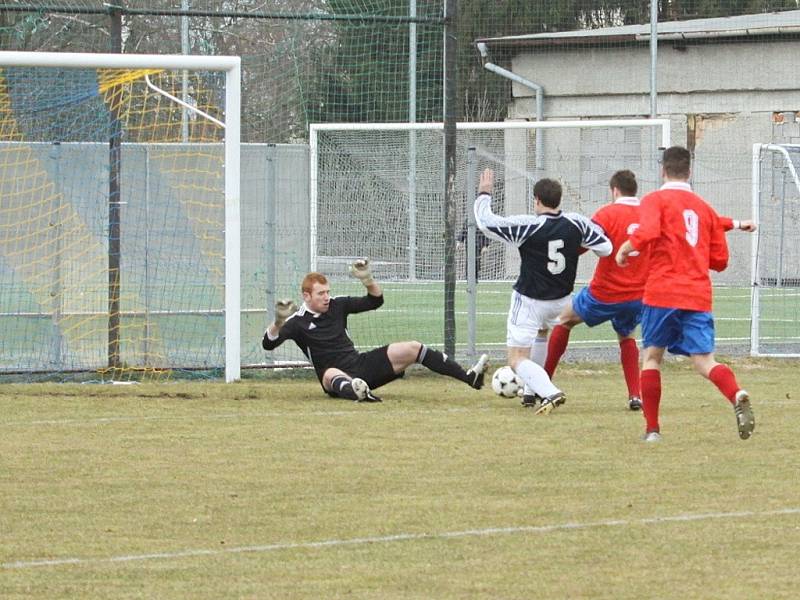 Fotbalisté Šternberka proti Dolanům