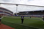 Andrův stadion v Olomouci den před prvním zápasem Eura U21