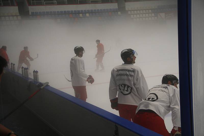 HC Olomouc - příprava na ledě