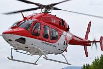Letečtí záchranáři si v Olomouci vyzkoušeli nový vrtulník Bell 429