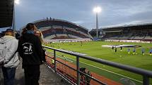 Andrův stadion před zápasem Evropské ligy mezi Zlínem a Tiraspolem