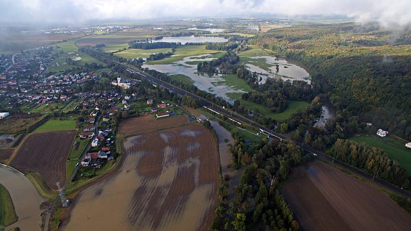 Řeka Morava a Třebůvka na 3 SPA 15.10.2020.