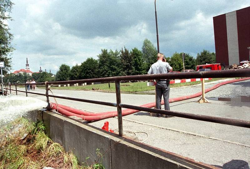 Olomouc, u Černé cesty, 14. července 1997