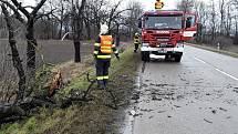 Následky silného větru v Olomouckém kraji, 4.2. 2020