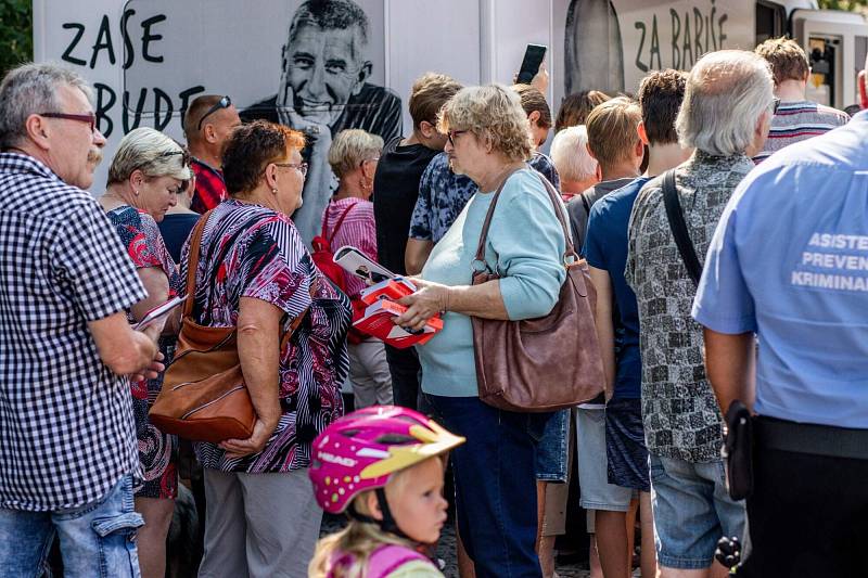 Bývalý premiér Andrej Babiš ve Vysokém Mýtě