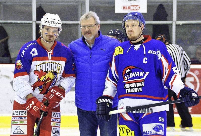 Finále play off krajské hokejové ligy: HC Kohouti Česká Třebová - HC Slovan Moravská Třebová.