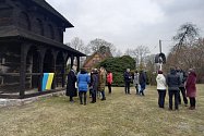 V neděli 6. března se v podkarpatském kostelíku v Dobříkově konala mše za mír na Ukrajině.