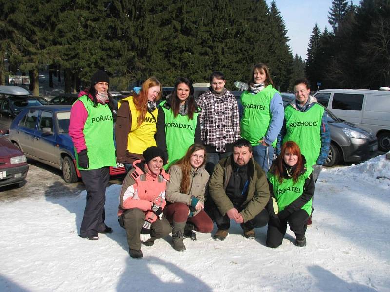 Závod psích spřežení ve sprintu o Pohár lady Bright Magadan. 