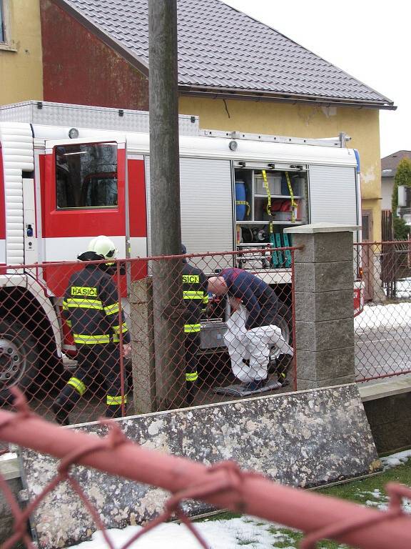 Policejní vyšetřování na sídlišti Štěpnice v Ústí nad Orlicí.