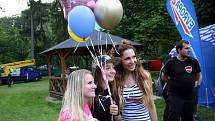 Park Peliny v Chocni na začátku června ovládl JachtaFest. Konal se v pátek a v sobotu, vystoupilo mnoho osobností . Foto: Bohumil Bečička