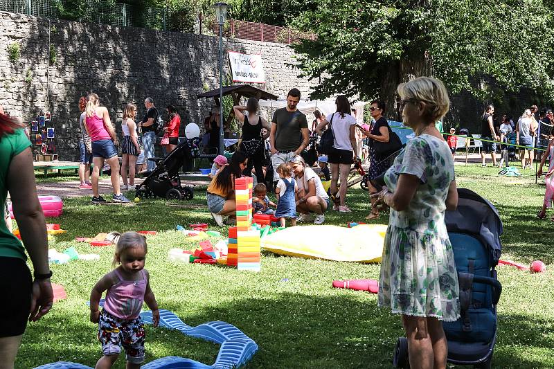 V sobotu se ve vysokomýtských Jungamnnových sadech konal rodinný festival.