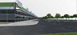 Veřejné debata v Žamberku nad změnou územního plánu, která by dala zelenou výstavbě retail parku. VIZUALIZACE: MĚSTO ŽAMBERK