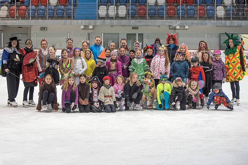 Na zimním stadionu v České Třebové se v sobotu konal karneval na ledě.