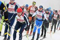 Orlický maraton přiláká o víkendu do Deštného v Orlických horách stovky vyznavačů běhu na lyžích.