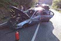 Dvě jednotky hasičů vyjížděly v neděli odpoledne k nehodě osobního vozu na silnici č. 11 z Jablonného nad Orlicí směrem na Žamberk.