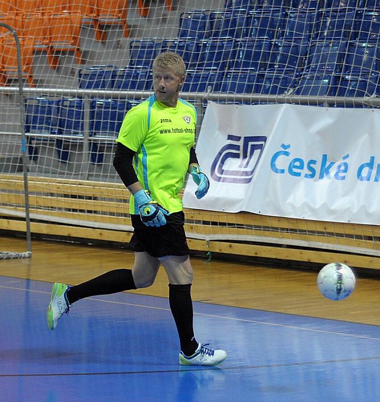 Utkání Chance futsal ligy Helas Brno - Nejzbach V. Mýto (2:2).