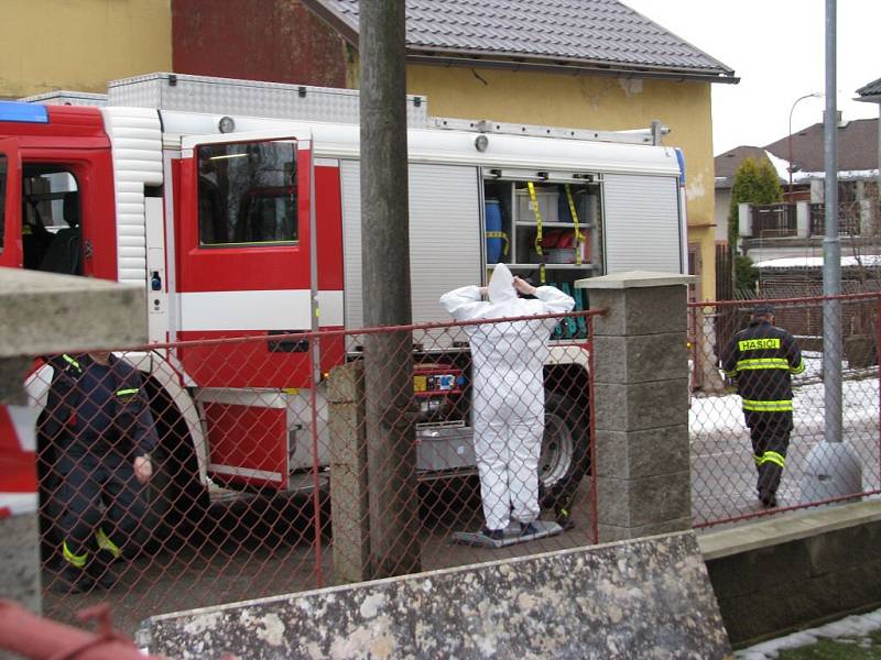 Policejní vyšetřování na sídlišti Štěpnice v Ústí nad Orlicí.